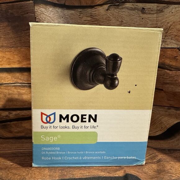 Moen Robe Hook 4825006D Sage H X 2-7/16 in. W X 2-9/16 in. L Oil-Rubbed Bronze - Picture 1 of 7